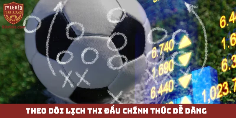 Livescore - Công nghệ hiện đại, cập nhật tỷ số trực tiếp 3 Theo dõi lịch thi đấu chính thức dễ dàng